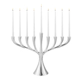 Cobra Menorah, Stainless Steel, Mirror Small